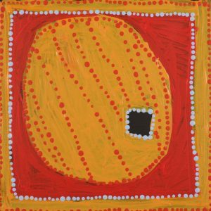 Ngapa Jukurrpa (Water Dreaming)  -  Puyurru by Tasha Nampijinpa Collins