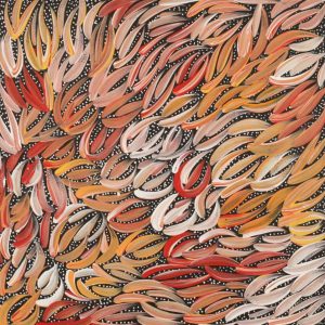 Purrpalanji (Skinny Bush Banana) Jukurrpa by Nola Napangardi Fisher