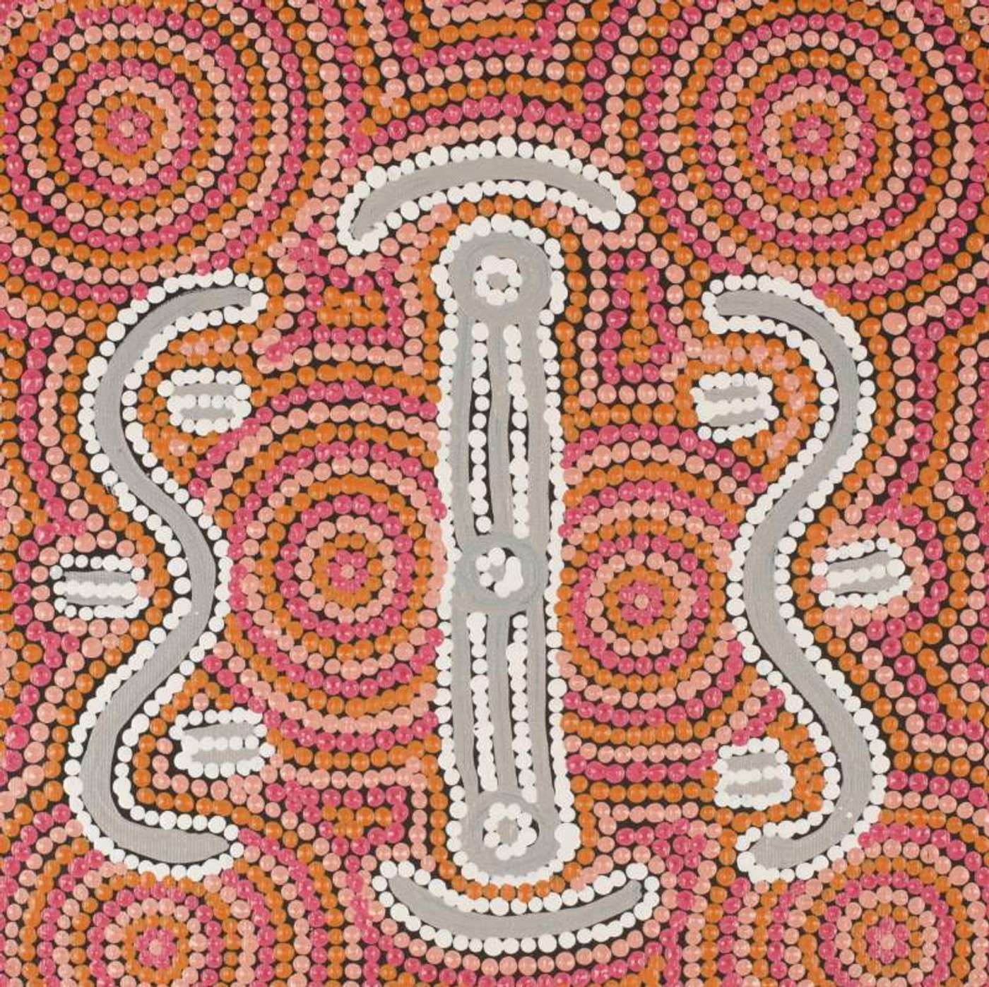 Ngapa Jukurrpa (Water Dreaming) - Pirlinyarnu by Renae Nakamarra Stevenson