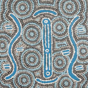 Ngapa Jukurrpa (Water Dreaming)  -  Pirlinyarnu by Renae Nakamarra Stevenson