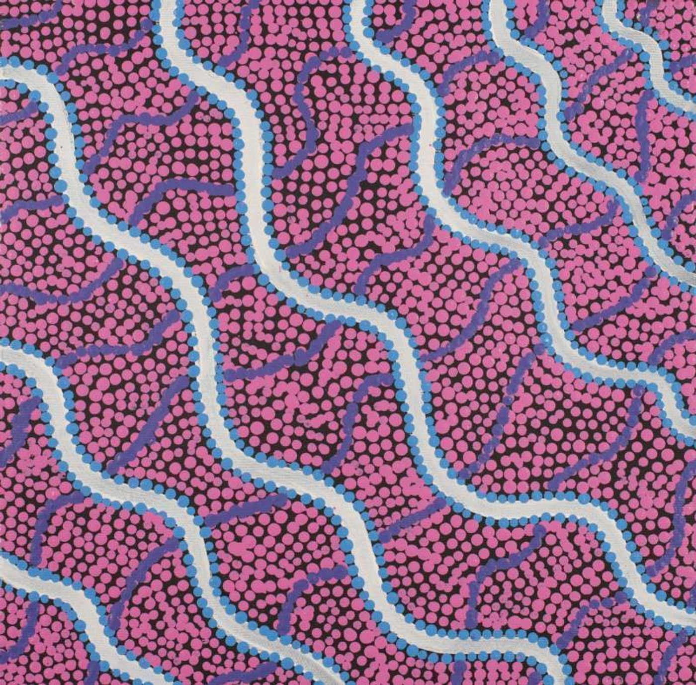 Warna Jukurrpa (Snake Dreaming) by Danilda Nakamarra White