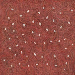 Yarla Jukurrpa (Bush Potato Dreaming) - Cockatoo Creek by Alicka Napanangka Brown