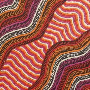 Patterns of the Landscape around Yuendumu by Kathleen Nampijinpa Spencer