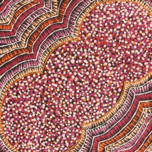 Patterns of the Landscape around Yuendumu by Kathleen Nampijinpa Spencer