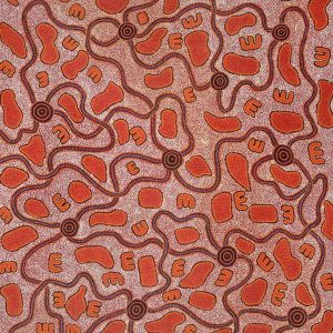 Janganpa Jukurrpa (Brush-tail Possum Dreaming)-  Mawurrji by Ritasha Nampijinpa Martin