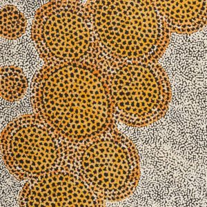 Pamapardu Jukurrpa (Flying Ant Dreaming)  - Warntungurru by Vanessa Nampijinpa Brown