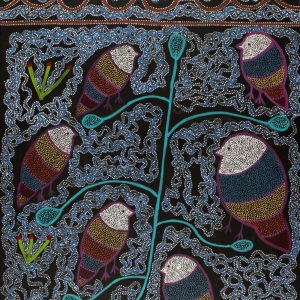 Ngalyipi Jukurrpa (Snakevine Dreaming) - Mina Mina by Geraldine Napangardi Granites by Geraldine Napangardi Granites