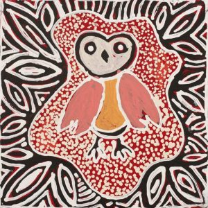 Jarlajirrpi Jukurrpa (Owlet Nightjar Dreaming) by Juliette Nampijinpa Brown
