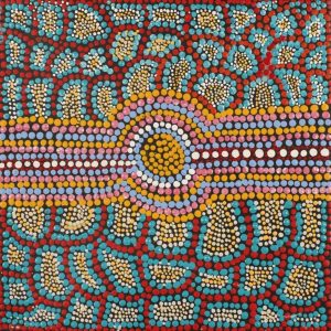 Warna Jukurrpa (Snake Dreaming) by Janey Napurrurla Long
