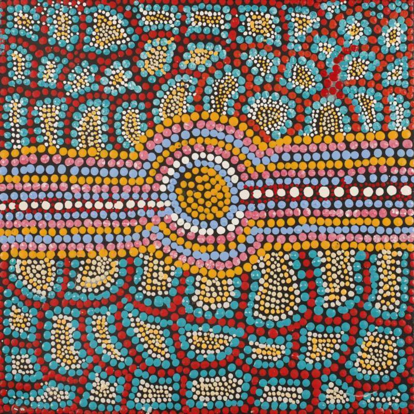 Warna Jukurrpa (Snake Dreaming) by Janey Napurrurla Long