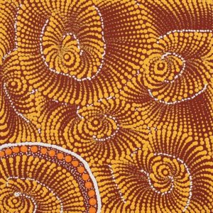 Pamapardu Jukurrpa (Flying Ant Dreaming)  - Warntungurru by Maria Nampijinpa Brown