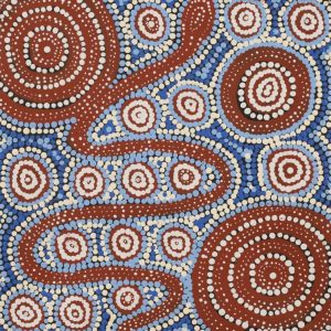 Warna Jukurrpa (Snake Dreaming) by Steven Jakamarra Oldfield