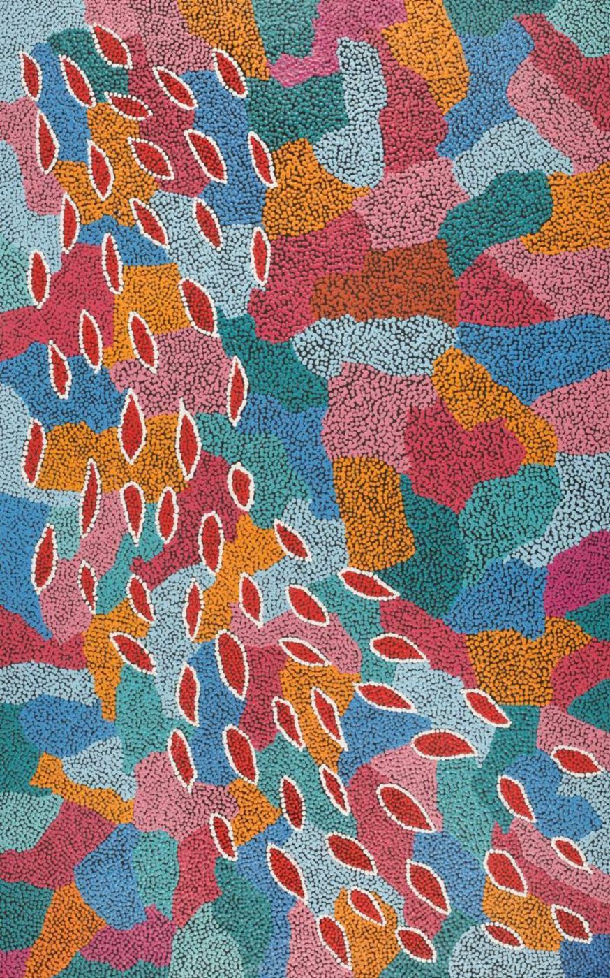 Yuparli Jukurrpa (Bush Banana Dreaming) by Marita Napanangka Marshall