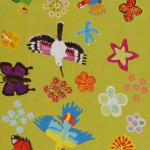 Jurlpu kuja kalu nyinami Yurntumu-wana (Birds that live around Yuendumu) by Julie Napaljarri Kitson