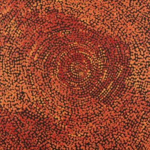 Ngapa Jukurrpa (Water Dreaming)  -  Puyurru by Sarah Napurrurla Leo