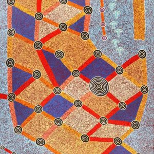 Yankirri Jukurrpa (Emu Dreaming) - Ngarlikirlangu by Michael Japaljarri Wayne