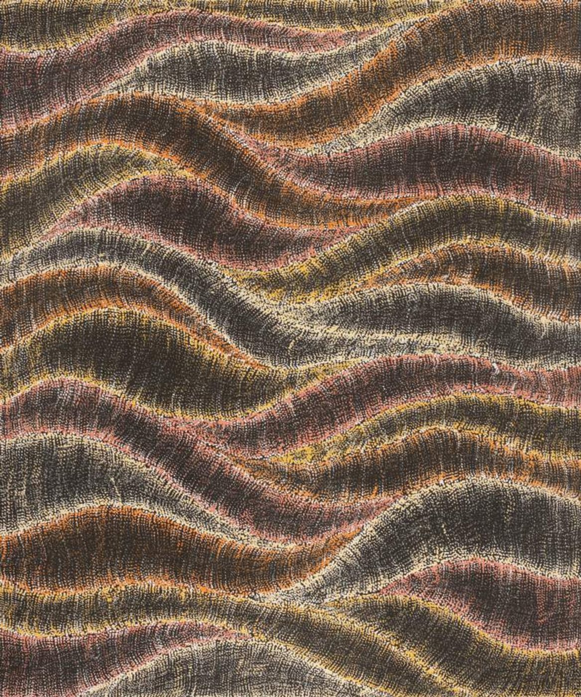 Wanakiji Jukurrpa (Bush Tomato Dreaming) by Debbie Napaljarri Brown