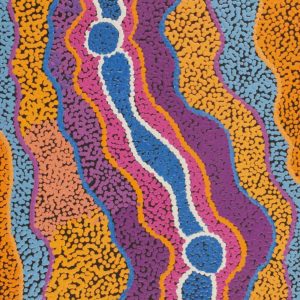 Pikilyi Jukurrpa (Vaughan Springs Dreaming) by Selina Napanangka Fisher