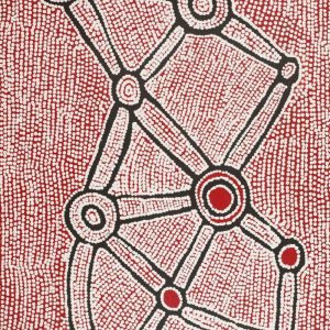 Ngapa Jukurrpa (Water Dreaming)  -  Puyurru by Shane Jampijinpa Brown