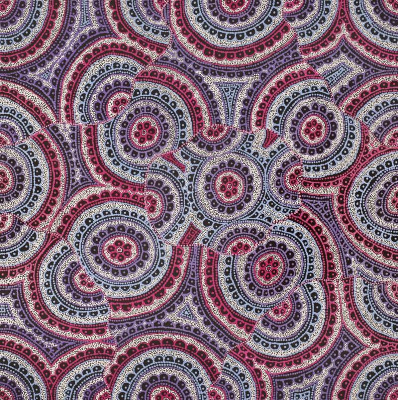 Ngalyipi Jukurrpa (Snakevine Dreaming) - Mina Mina by Kirsty Anne Napanangka Martin