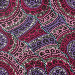 Ngalyipi Jukurrpa (Snakevine Dreaming) - Mina Mina by Kirsty Anne Napanangka Martin