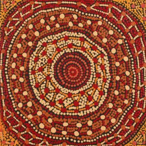 Warlukurlangu Jukurrpa (Fire country Dreaming) by Theo (Faye) Nangala Hudson