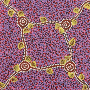 Wardapi Jukurrpa (Goanna Dreaming) - Yarripilangu by Melissa Napangardi Williams