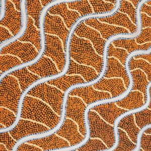 Warna Jukurrpa (Snake Dreaming) by Danilda Nakamarra White