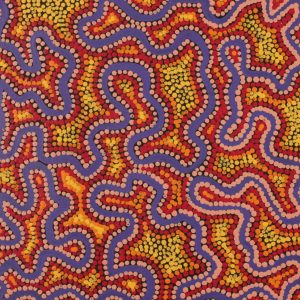 Ngapa Jukurrpa (Water Dreaming)  -  Puyurru by Kelly-Anne Nungarrayi Gibson
