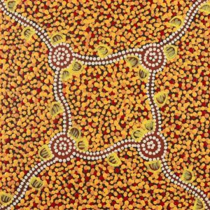 Wardapi Jukurrpa (Goanna Dreaming) - Yarripilangu by Melissa Napangardi Williams