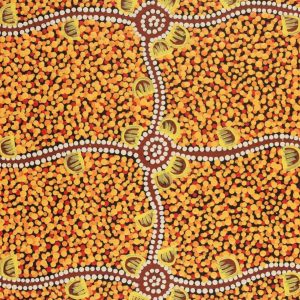 Wardapi Jukurrpa (Goanna Dreaming) - Yarripilangu by Melissa Napangardi Williams