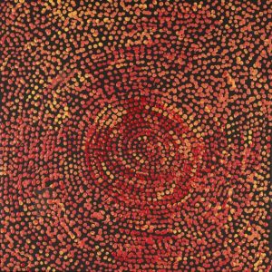 Ngapa Jukurrpa (Water Dreaming)  -  Puyurru by Sarah Napurrurla Leo