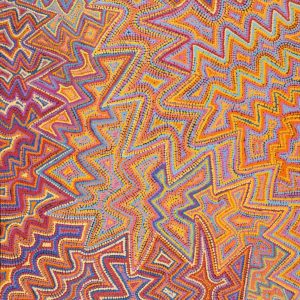 Pikilyi Jukurrpa (Vaughan Springs Dreaming) by Selina Napanangka Fisher