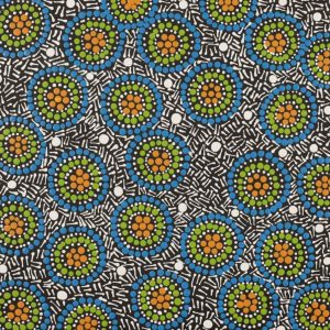 Ngapa Jukurrpa (Water Dreaming)  -  Puyurru by Shekina Nangala Sampson