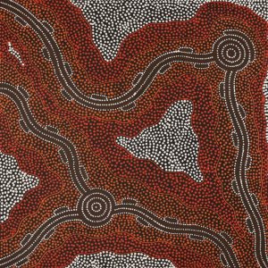 Yarla Jukurrpa (Bush Potato Dreaming) - Yumurrpa by Stephanie Napurrurla Nelson