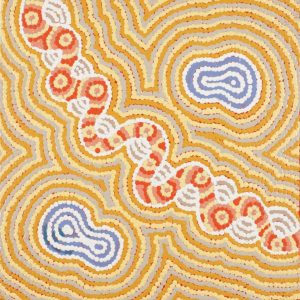 Warna Jukurrpa (Snake Dreaming) by Patricia Nakamarra Oldfield