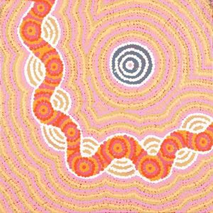 Warna Jukurrpa (Snake Dreaming) by Patricia Nakamarra Oldfield