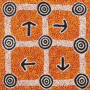 Yankirri Jukurrpa (Emu Dreaming) - Ngarlikirlangu by Michael Japaljarri Wayne