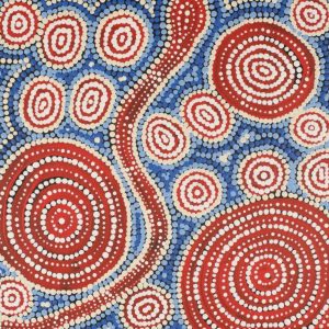 Warna Jukurrpa (Snake Dreaming) by Steven Jakamarra Oldfield