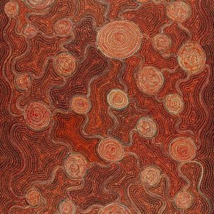 Mina Mina Jukurrpa (Mina Mina Dreaming) by Valda Napangardi Granites