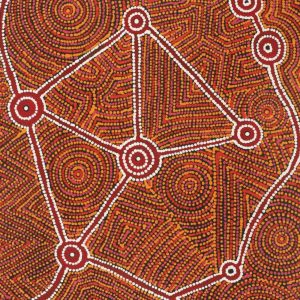 Napaljarri-warnu Jukurrpa (Seven Sisters Dreaming) by Shanna Napanangka Williams