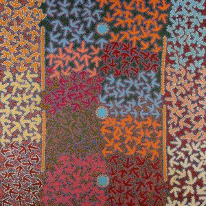 Yankirri Jukurrpa (Emu Dreaming) - Ngarlikirlangu by Jeffrey Jangala Gallagher