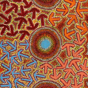 Yankirri Jukurrpa (Emu Dreaming) - Ngarlikirlangu by Jeffrey Jangala Gallagher