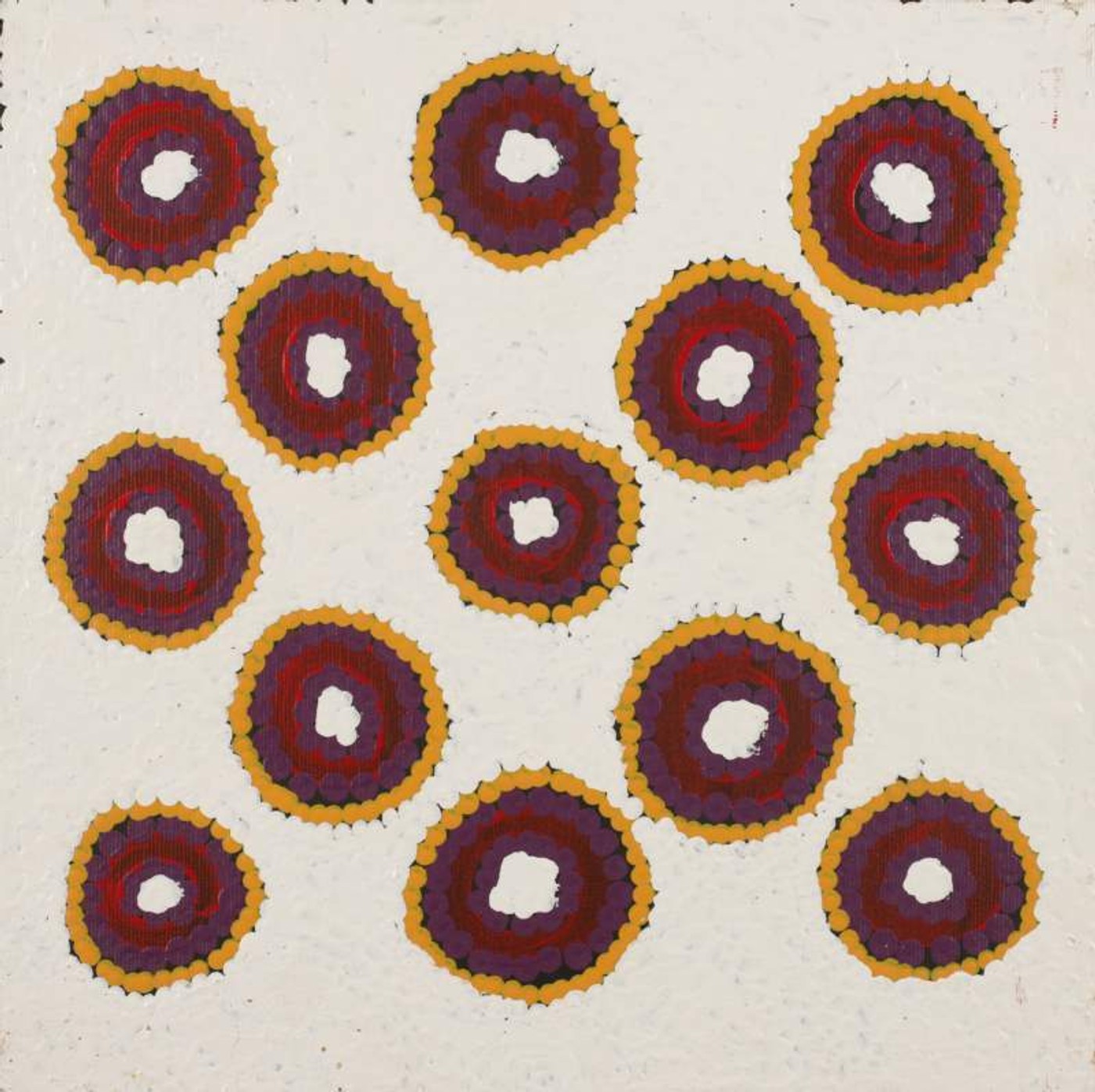Warna Jukurrpa (Snake Dreaming) by Roschelle Nampijinpa Major