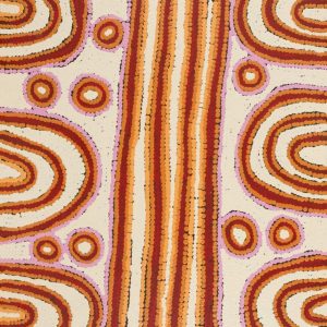 Warna Jukurrpa (Snake Dreaming) by Roschelle Nampijinpa Major