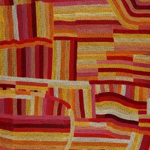 Liwirringki Jukurrpa (Burrowing Skink Dreaming) - Walangkarni by Nancy Nungarrayi Collins