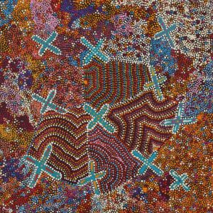 Ngatijirri Jukurrpa (Budgerigar Dreaming) by Kershini Napaljarri Collins