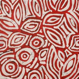 Jarlajirrpi Jukurrpa (Owlet Nightjar Dreaming) by Juliette Nampijinpa Brown