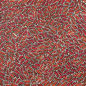 Warlukurlangu Jukurrpa (Fire country Dreaming) by Nathania Nangala Granites