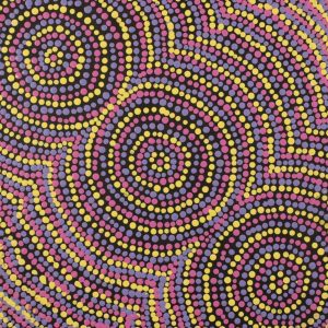 Pamapardu Jukurrpa (Flying Ant Dreaming)  - Warntungurru by Soraya Napangardi Brown